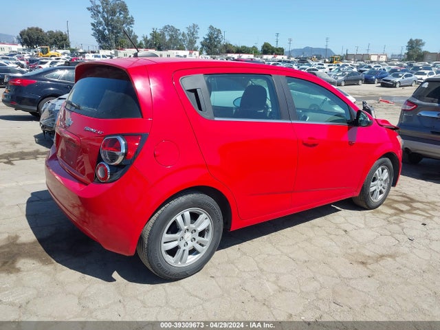 Chevrolet Sonic Lt Auto 2015 1G1JC6SH7F4110152 Image 4
