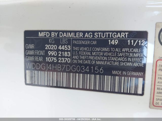 2013 MERCEDES-BENZ C 250 WDDGJ4HB7DG034156 Photo 8