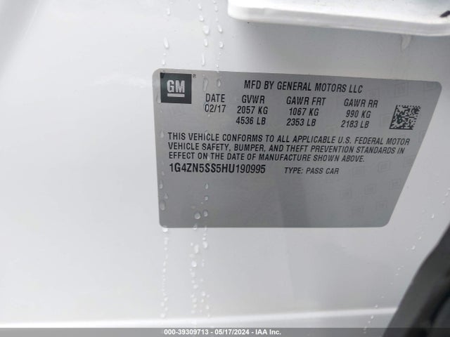 1G4ZN5SS5HU190995 Buick Lacrosse Preferred