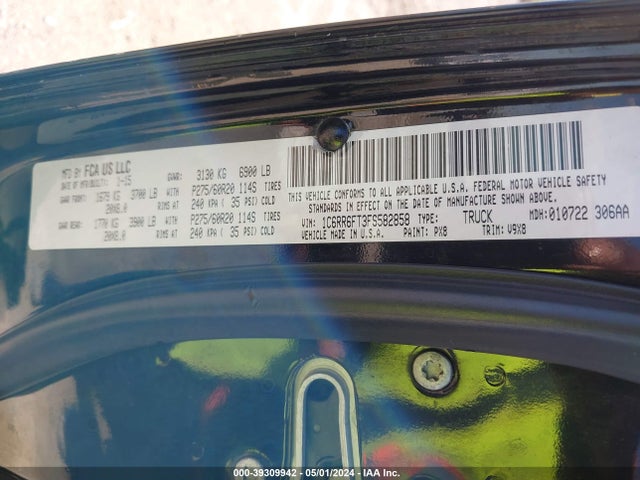 1C6RR6FT3FS582858 RAM 1500 Express