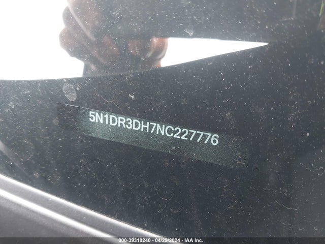 Nissan Pathfinder Platinum 2wd 2022 5N1DR3DH7NC227776 Image 9