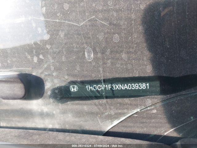 1HGCV1F3XNA039381 Honda Accord Sport