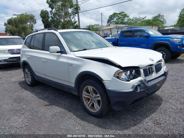 Auction sale of the 2005 Bmw X3 3.0i, vin: WBXPA93465WD22571, lot number: 39310703