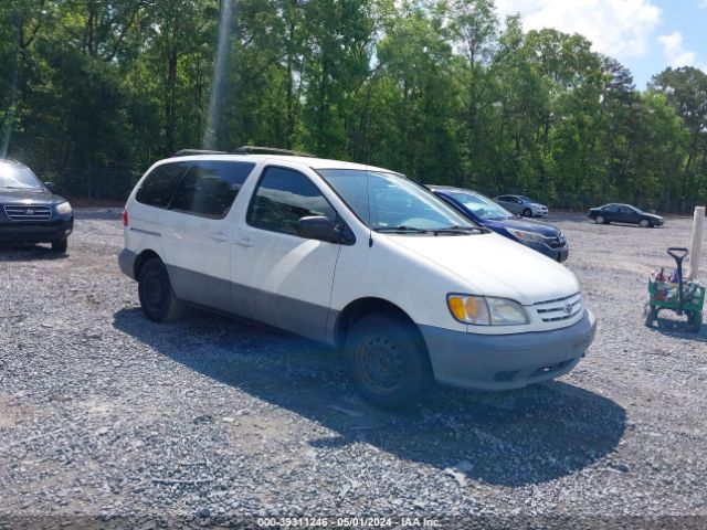 Auction sale of the 2001 Toyota Sienna Ce, vin: 4T3ZF19C91U319712, lot number: 39311246