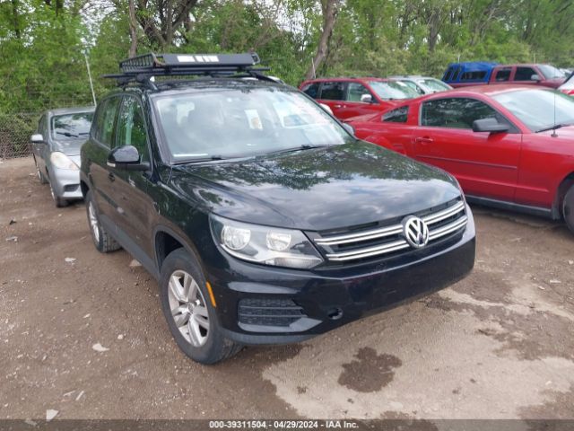 Auction sale of the 2016 Volkswagen Tiguan S, vin: WVGBV7AXXGW617858, lot number: 39311504