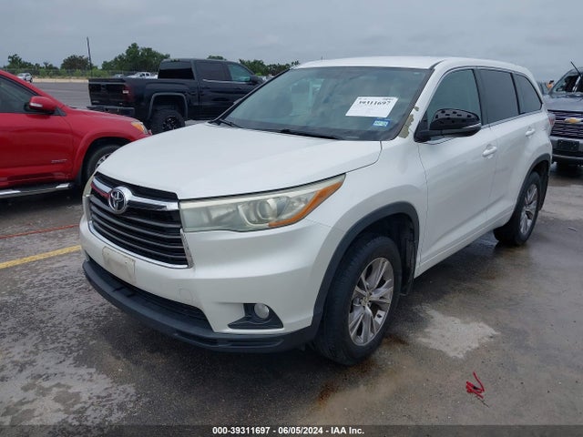 Toyota Highlander Le/le Plus 2015 5TDZKRFH3FS068513 Image 2