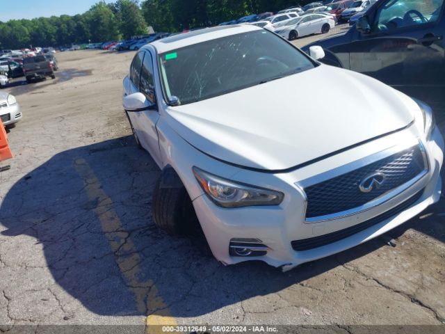 39312649 :رقم المزاد ، JN1BV7AR9FM409487 vin ، 2015 Infiniti Q50 مزاد بيع