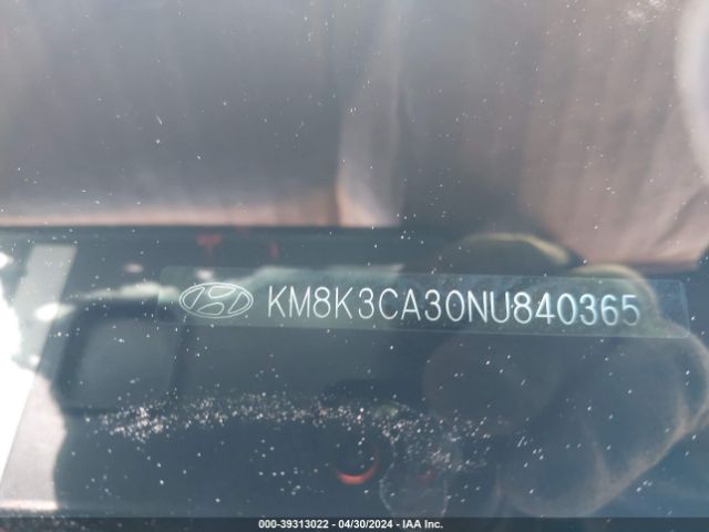 KM8K3CA30NU840365 Hyundai Kona N Line