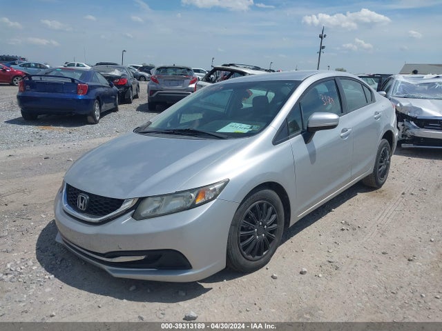 Honda Civic Lx 2014 2HGFB2F53EH505604 Image 2