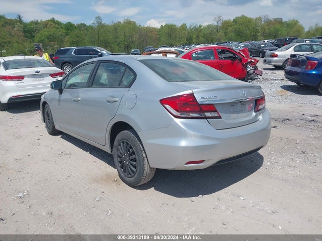 Honda Civic Lx 2014 2HGFB2F53EH505604 Image 3