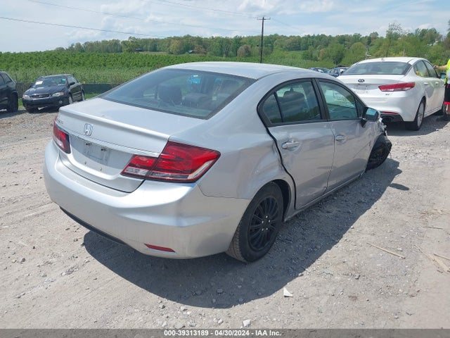 Honda Civic Lx 2014 2HGFB2F53EH505604 Image 4