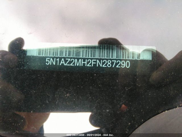 5N1AZ2MH2FN287290 Nissan Murano Platinum