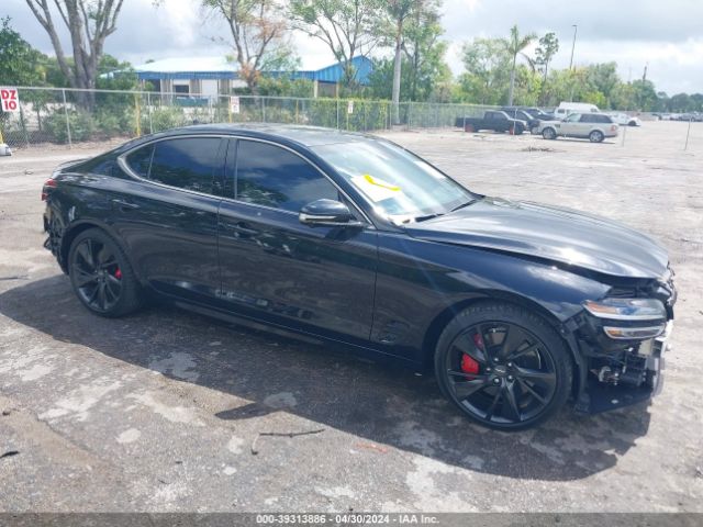 Auction sale of the 2023 Genesis G70 3.3t Rwd, vin: KMTG54TE7PU110224, lot number: 39313886