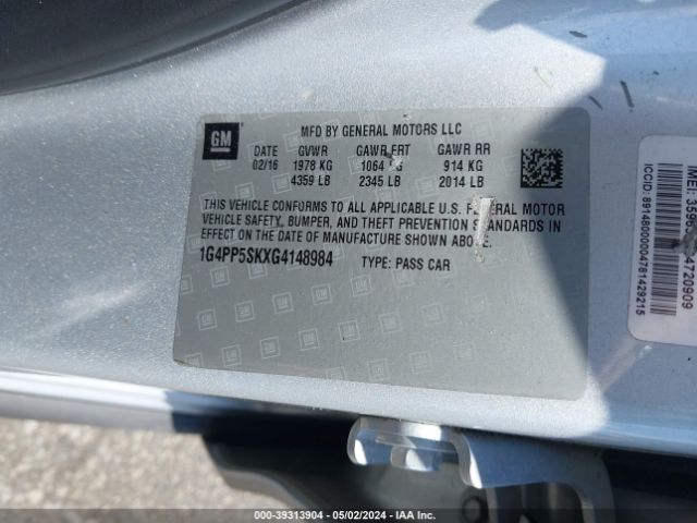 1G4PP5SKXG4148984 Buick Verano