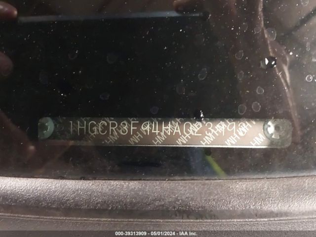 1HGCR3F94HA023993 Honda Accord Touring V6