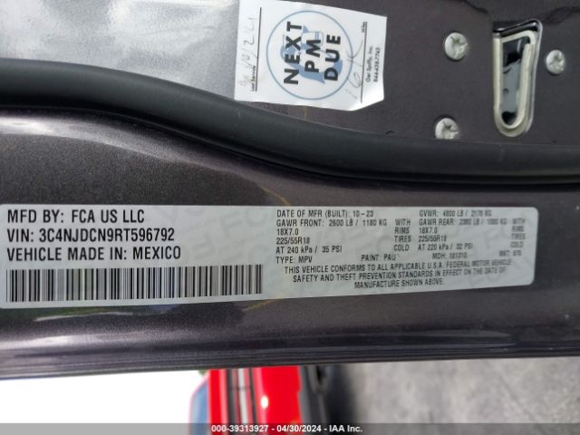3C4NJDCN9RT596792 Jeep Compass Limited 4x4