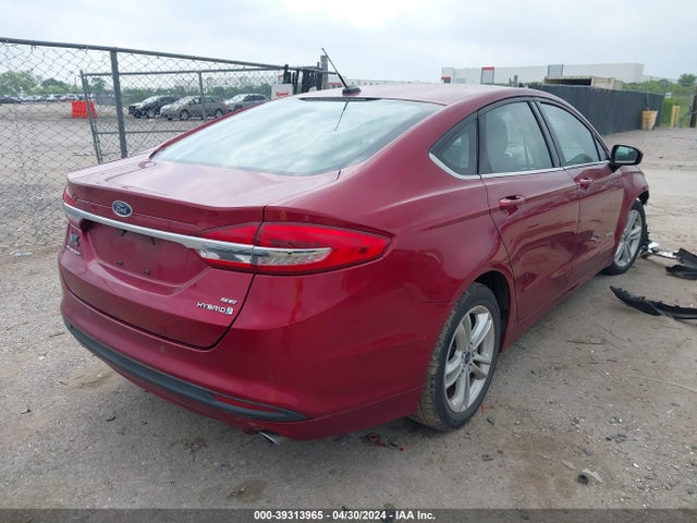 Ford Fusion Hybrid Se 2018 3FA6P0LU4JR160989 Image 4