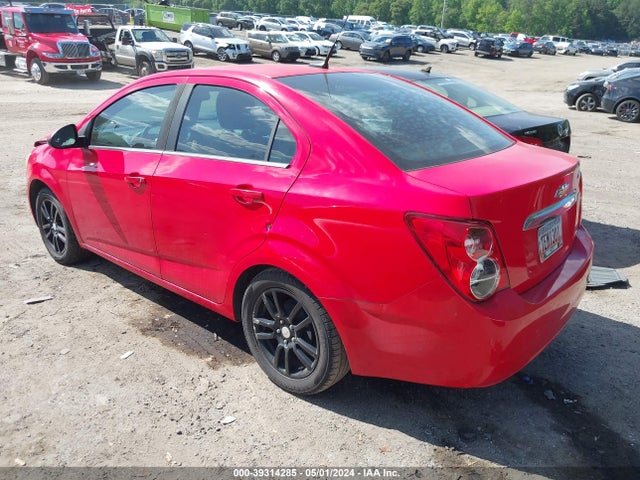 Chevrolet Sonic Lt Auto 2014 1G1JC5SB8E4229493 Image 3