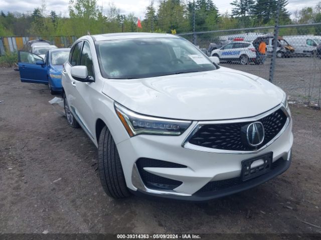 Auction sale of the 2021 Acura Rdx Advance Package/pmc Edition, vin: 5J8TC2H73ML003238, lot number: 39314363