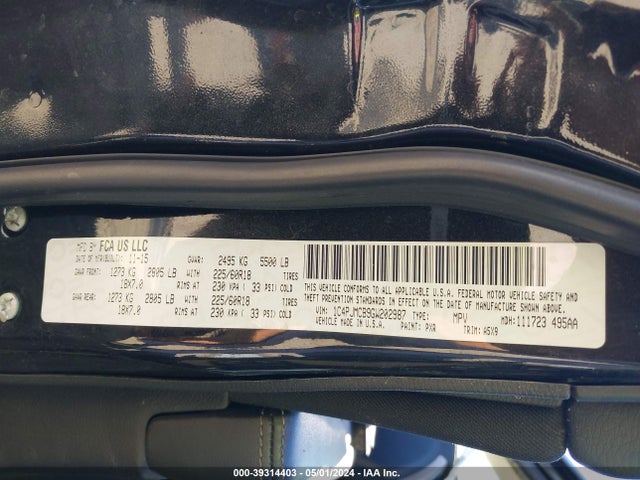 1C4PJMCB9GW202987 Jeep Cherokee Altitude