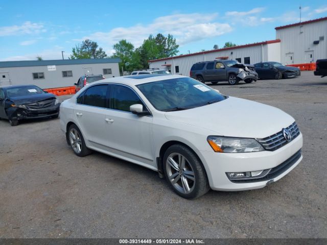 Auction sale of the 2014 Volkswagen Passat 2.0l Tdi Sel Premium, vin: 1VWCN7A36EC073361, lot number: 39314449