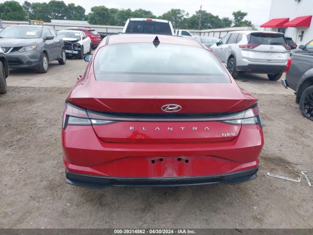 KMHLN4AJ6NU013912 Hyundai Elantra Hybrid Limited