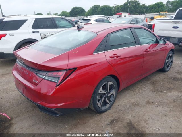 KMHLN4AJ6NU013912 Hyundai Elantra Hybrid Limited