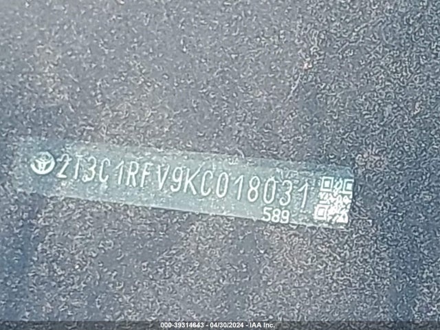 Toyota Rav4 Xle Premium 2019 2T3C1RFV9KC018031 Image 9