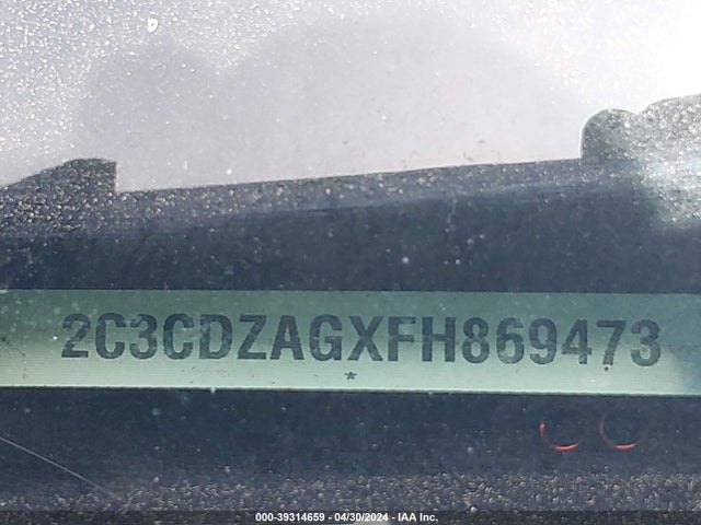 Dodge Challenger Sxt 2015 2C3CDZAGXFH869473 Image 9