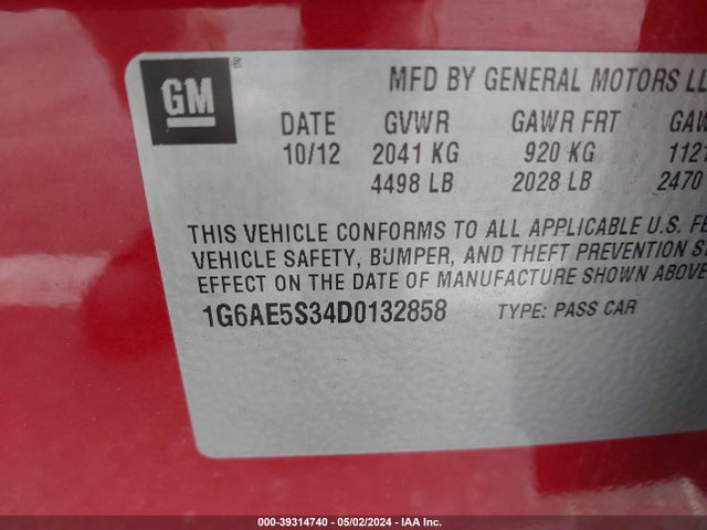 2013 CADILLAC ATS 1G6AE5S34D0132858 Photo 8