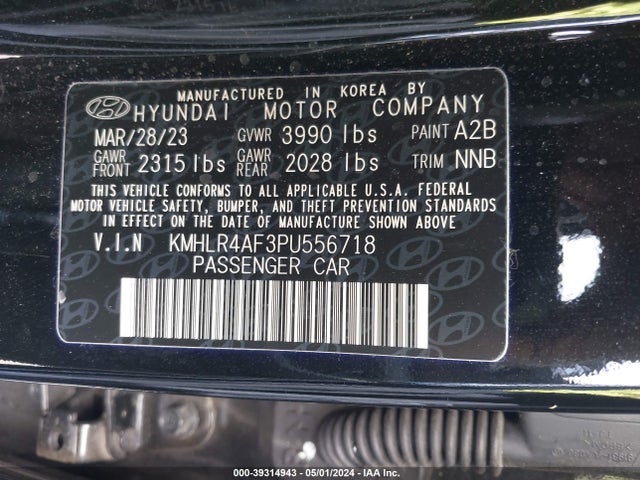 Hyundai Elantra N Line 2023 KMHLR4AF3PU556718 Image 9