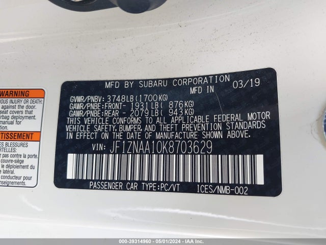Toyota 86 2019 JF1ZNAA10K8703629 Image 9