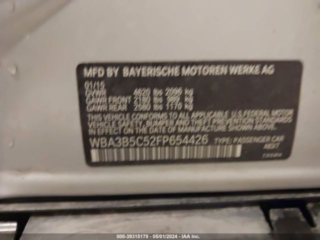 WBA3B5C52FP654426 BMW 328i Xdrive
