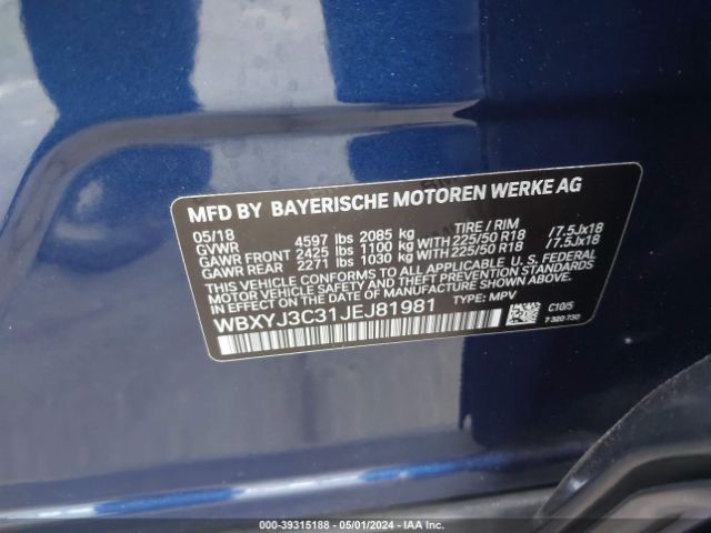 WBXYJ3C31JEJ81981 BMW X2 Sdrive28i