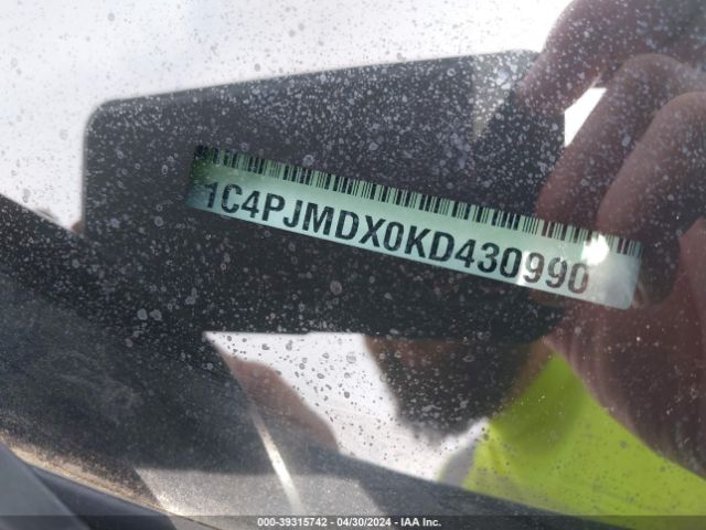 1C4PJMDX0KD430990 Jeep Cherokee Limited 4x4