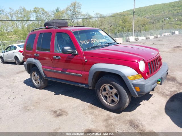 Auction sale of the 2007 Jeep Liberty Sport, vin: 1J4GL48K47W517046, lot number: 39315785
