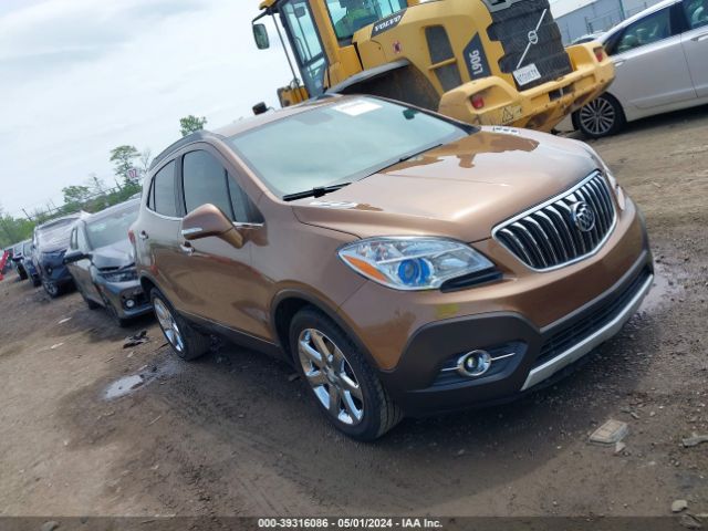 Продажа на аукционе авто 2016 Buick Encore Convenience, vin: KL4CJBSBXGB728230, номер лота: 39316086