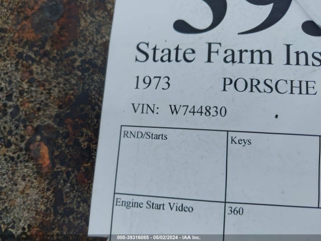 1973 PORSCHE 914 4732916061 Photo 8