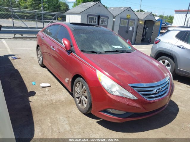 Auction sale of the 2014 Hyundai Sonata Limited, vin: 5NPEC4AC8EH943762, lot number: 39316238