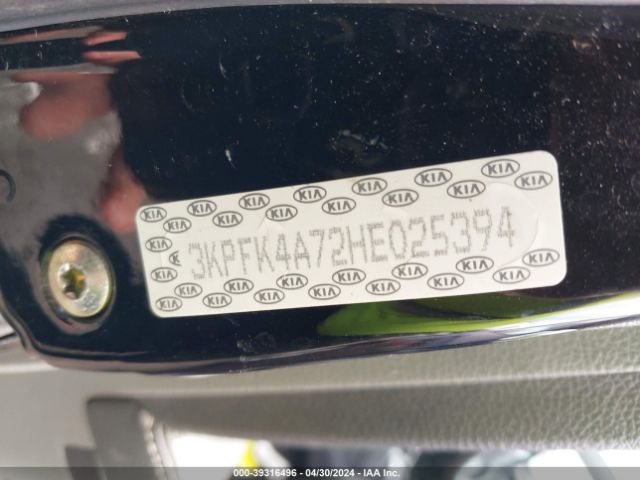 3KPFK4A72HE025394 KIA FORTE LX