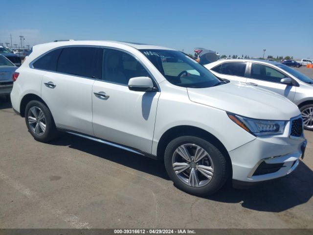 Auction sale of the 2020 Acura Mdx Base (a9), vin: 5J8YD3H30LL014198, lot number: 39316612