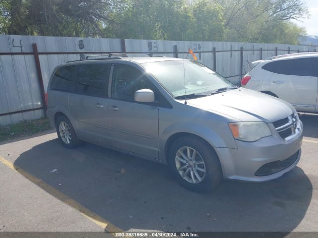 2014 Dodge Grand Caravan Sxt მანქანა იყიდება აუქციონზე, vin: 2C4RDGCGXER392480, აუქციონის ნომერი: 39316689