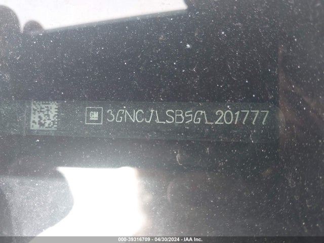 Chevrolet Trax Lt 2016 3GNCJLSB5GL201777 Image 9