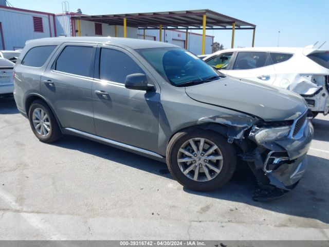 1C4RDHAG7MC661308 Dodge Durango Sxt Rwd