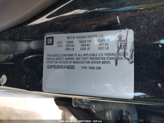 1G4PR5SK8E4142026 Buick Verano Convenience Group