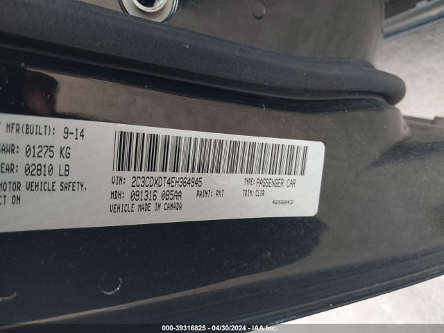 Dodge Charger R/t Max 2014 2C3CDXDT4EH364945 Image 9