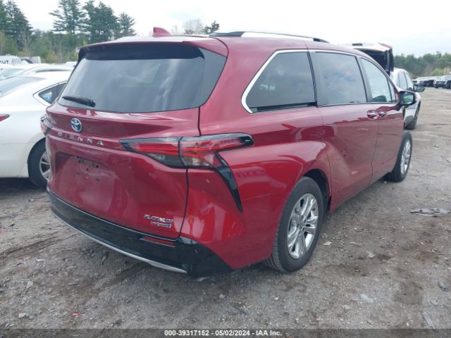 5TDESKFC6NS042772 Toyota Sienna Platinum