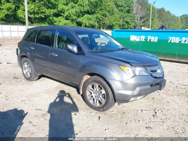 Auction sale of the 2008 Acura Mdx, vin: 2HNYD28258H540907, lot number: 39317383