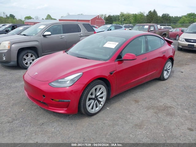 Tesla Model 3 Rear-wheel Drive 2022 5YJ3E1EA2NF188308 Image 2