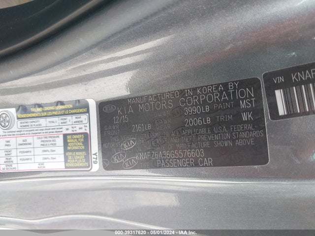 KIA Forte Koup Sx 2016 KNAFZ6A36G5576603 Image 9